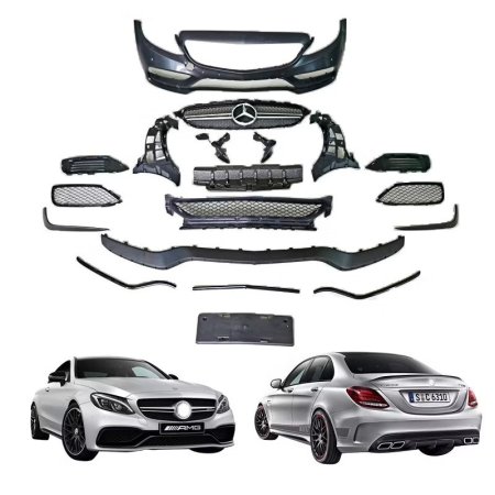MERCEDES W205 C63 (طبون أمامي كامل مع شيل)